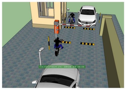 Lắp đặt hệ thống bãi  giữ xe thông minh tại BIDV CN Long Biên – 137A Nguyễn Văn Cừ